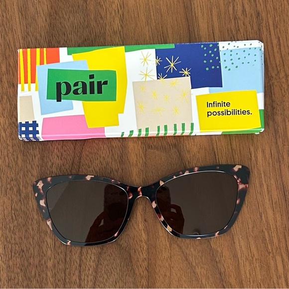 Pair Eyewear Tortoise Polarized Wanda Sun Toppers - Picture 1 of 4
